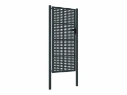 Hot Puerta de jardín antracita 105 x 200 cm Acero Puerta De Entrada