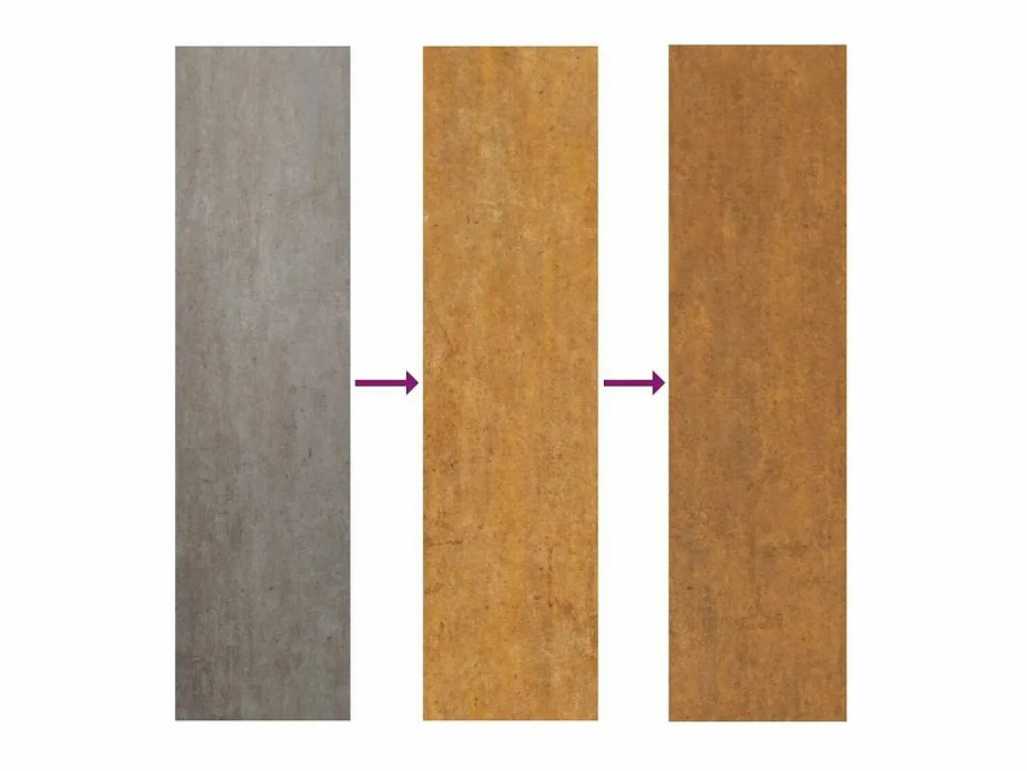 Hot Puerta de jardín de acero corten de 105 x 155 cm. Marru00f3n