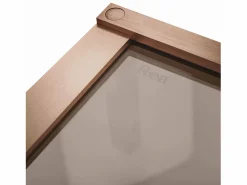 Best Puerta De La Ducha Hugo 80 Brush Copper Mampara De Ducha