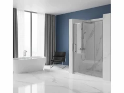 Rea Puerta De La Ducha/Puerta De Ducha Rapid Swing 120 Chrome