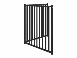 Clicnbuy Puerta de perros plegable 2 paneles madera abeto 160 cm