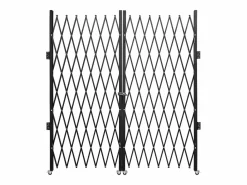 Hot Puerta de Seguridad Plegable Doble SucceBuy, 198.12cm H x 365.76cm W, Puerta Plegable, Puerta de Tijera Puerta De Garaje