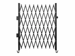 Best Puerta de Seguridad Plegable Individual SucceBuy de 190,5 Cm de Ancho x 122 Cm de Alto, Puerta de Tijera Puerta De Garaje