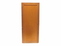 GD Menuiseries Puerta de Servicio Entera en Madera Armagos, Al.200xl.90 p. derecha + Tabla Dimensiones Mango Y Cañón (ref 01245F924) sin manilla