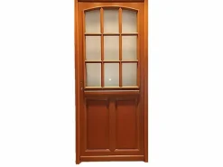 GD Menuiseries Puerta Entrada Madera 'Alena' 215X90 Empuje Derecha (Medidas Tabla) sin manilla
