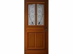 GD Menuiseries Puerta Entrada Madera Exo Modelo 'Carole' 200X80 Empuje Izquierdo (Medidas Tabla) sin manilla