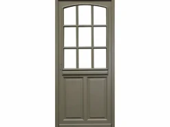 GD Menuiseries Puerta Entrada Madera Modelo Ady 215X90 Empuje Derecha Cote Tableau sin manilla