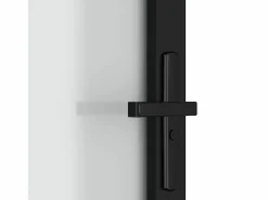 New Puerta interior de vidrio y aluminio mate 93x201,5 cm ES136386 Puerta Con Marco
