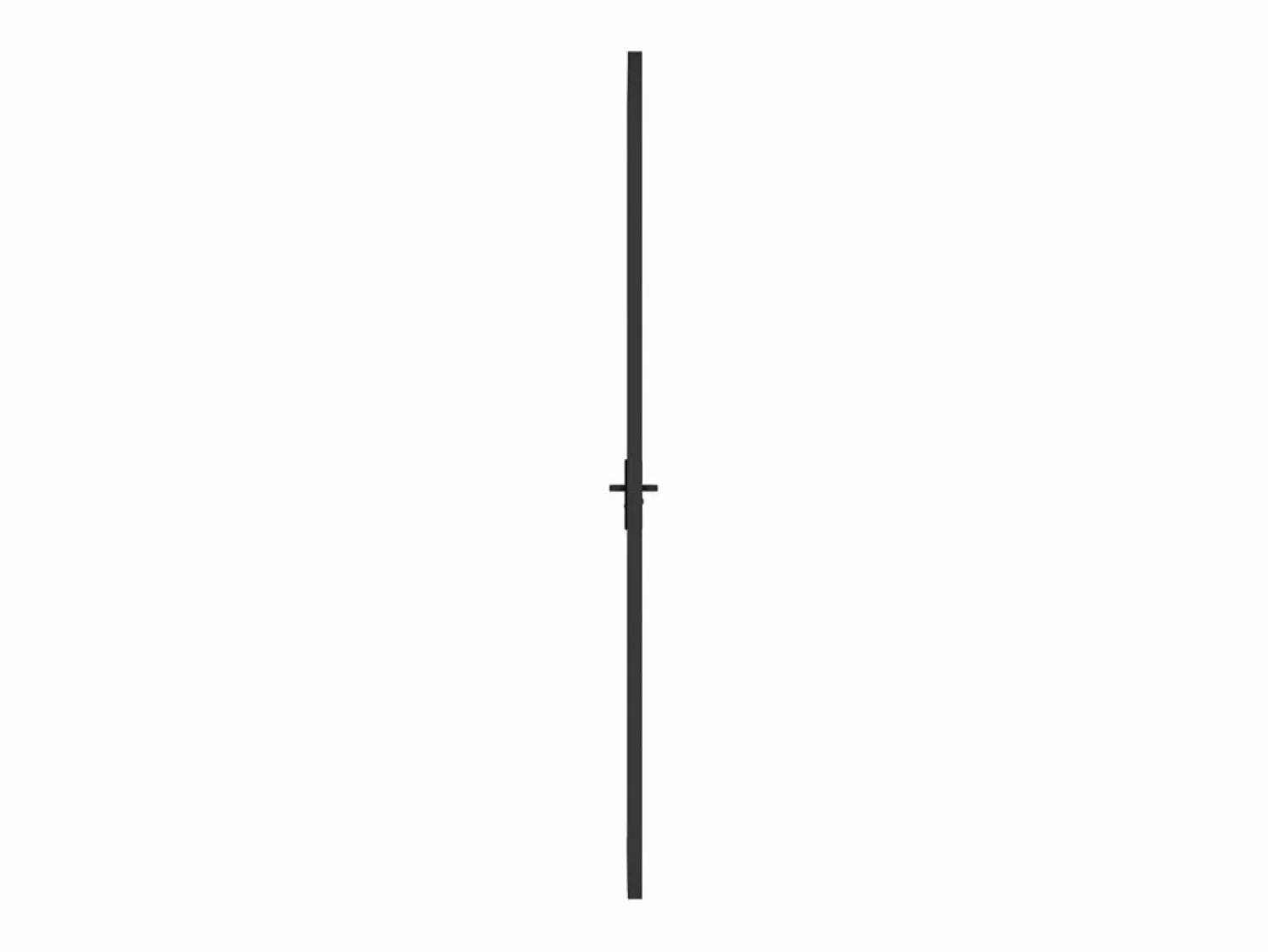 Clearance Puerta interior de vidrio y aluminio mate 76x201,5 cm ES878423 Negro