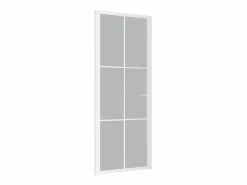 Sale Puerta interior de vidrio y aluminio mate 83x201,5 cm ES910936 Puerta Con Marco