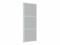 Puerta interior de vidrio y aluminio mate 83x201,5 cm ES222867