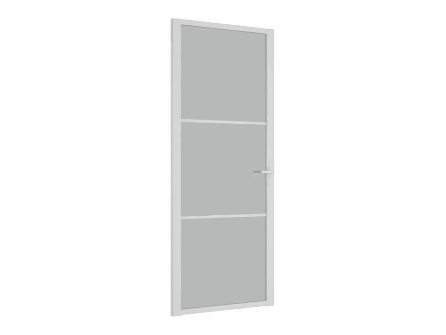Puerta interior de vidrio y aluminio mate 83x201,5 cm ES222867