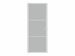 Puerta interior de vidrio y aluminio mate 83x201,5 cm ES222867