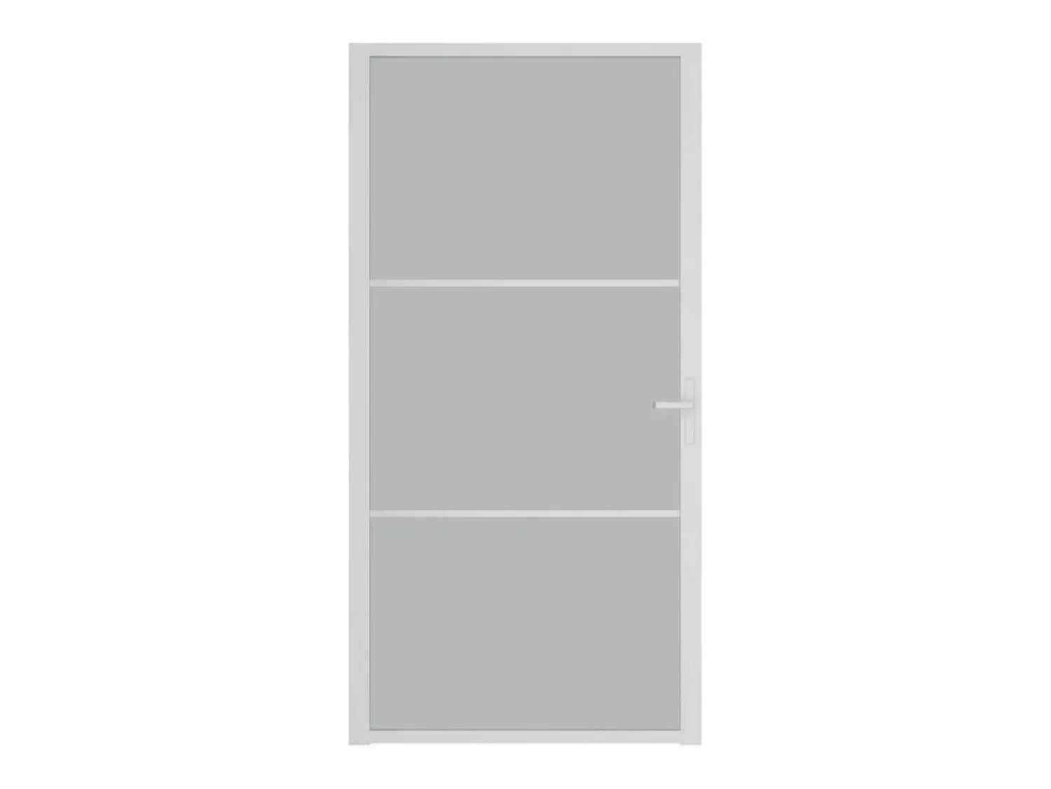 Puerta interior de vidrio y aluminio mate 102,5x201,5 cm ES385917