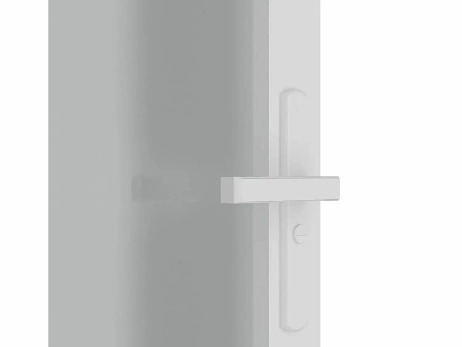 Puerta interior de vidrio y aluminio mate 102,5x201,5 cm ES385917