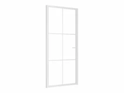 Puerta interior vidrio EGS y aluminio 93x201,5 cm ES270799 Blanco