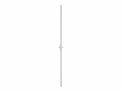 New Puerta interior vidrio EGS y aluminio 83x201,5 cm ES443223 Blanco