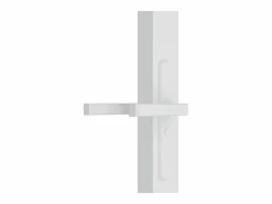 New Puerta interior vidrio EGS y aluminio 83x201,5 cm ES443223 Blanco