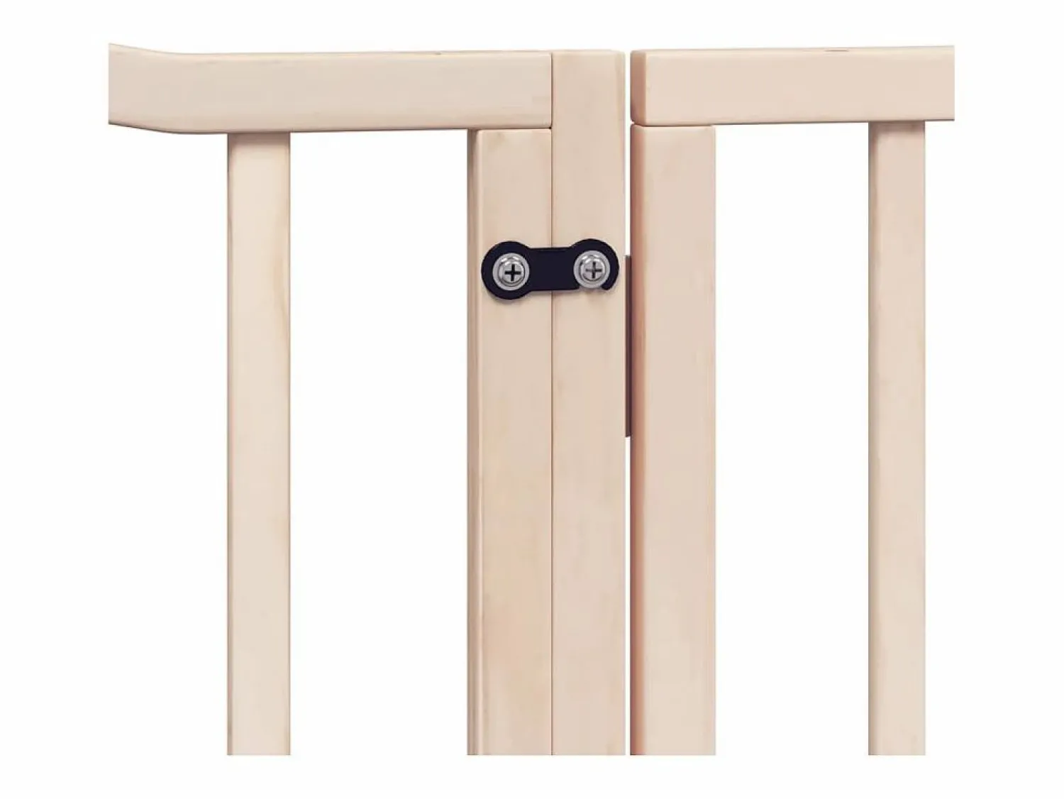 Clicnbuy Puerta para perros plegable 12 paneles madera de álamo 960 cm