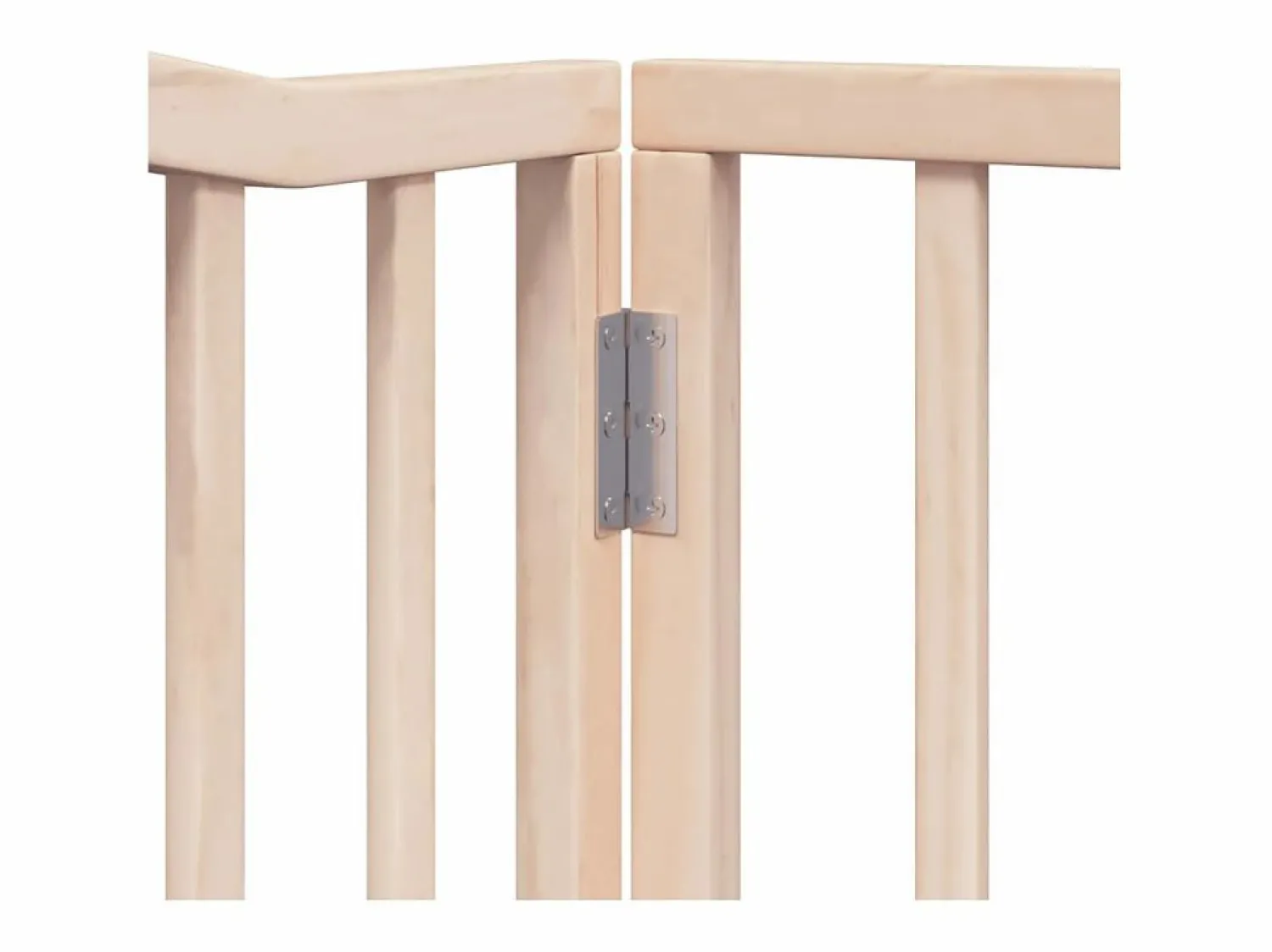 Clicnbuy Puerta para perros plegable 12 paneles madera de álamo 960 cm