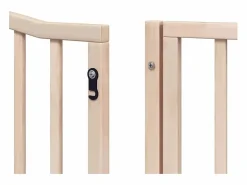Clicnbuy Puerta para perros plegable 12 paneles madera de álamo 960 cm