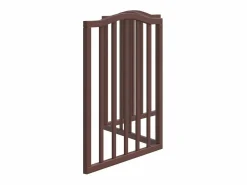 Outlet Puerta para perros plegable 3 paneles álamo marrón roble 150 cm Seguridad Para Mascotas