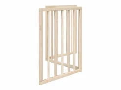 Best Puerta para perros plegable de 3 paneles, 150 cm, madera de álamo Seguridad Para Mascotas