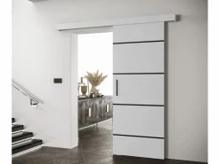 Abiks Möbel Puertas correderas Salwador IV 80x204 cm ( / / Negro)