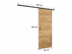Best Puertas correderas Zonda IV 80x204 cm Puerta Corredera