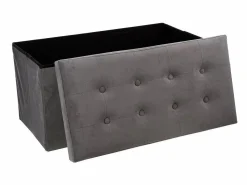 Atmosphera Puf Plegable Doble Lysandre Contemporáneo Terciopelo 76x38 cm