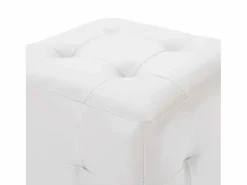 New Pufs 2 uds 30 x 30 x 30 cm Polipiel Blanco