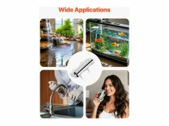 Purificador de Agua UV SucceBuy, Filtración Ultravioleta, Caudal de 3,785 l/min Plateado