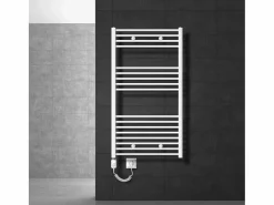 New Radiador con resistencia eléctrica 900W, 750 x 1200 mm, , conexión lateral Toallero Eléctrico