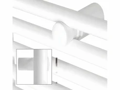 Radiador de baño curvo Sahara con conexión lateral radiador 600x1800 mm Toallero Eléctrico