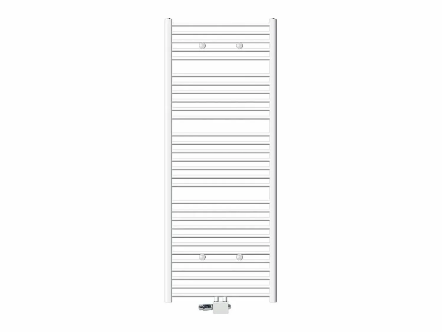 Radiador de baño Sahara, 750x1800 mm, , curvo con conexión central Toallero Eléctrico