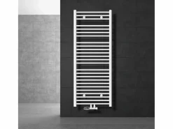 Best Radiador de diseño no eléctrico Sahara, 600 x 1500 mm, , conexión central, con kit Toallero Eléctrico