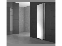 Radiador de panel Stella conexión vertical central 480 x 1800 mm incl. recortar Toallero Eléctrico