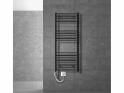 LuxeBath Radiador eléctrico con resistencia calefactora 900W, 500 x 1200 mm, antracita