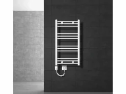Online LuxeBath Radiador eléctrico 600W, 500 x 800 mm, , recto con conexión lateral Blanco