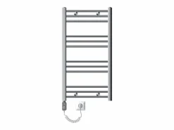 Sale Radiador Sahara con resistencia eléctrica 600W, 500 x 800 mm, cromado Toallero Eléctrico