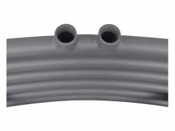 New vidaxl Radiador toallero de baño curvo 480x480 mm Gris