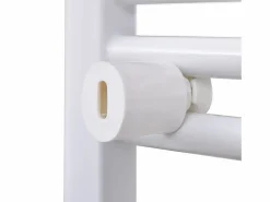 New vidaxl Radiador toallero de baño recto 480x480 mm Blanco