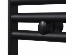 vidaxl Radiador toallero de baño curvo 480x480 mm