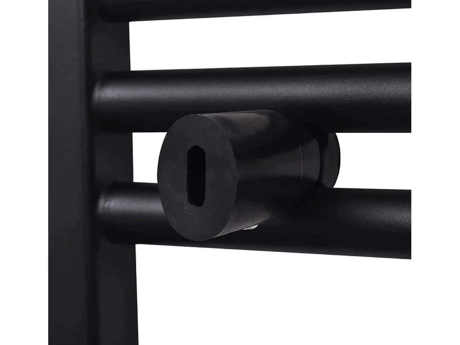 vidaxl Radiador toallero de baño curvo 480x480 mm
