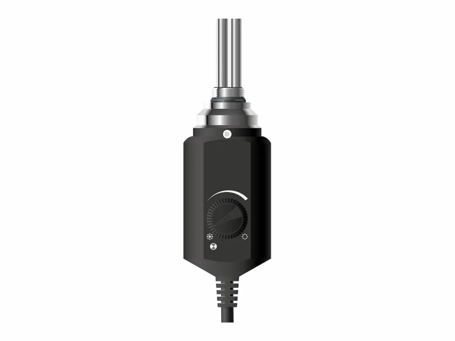 Discount Radiador toallero eléctrico mate 600x1400mm con elemento calefactor 1200W Toallero Eléctrico