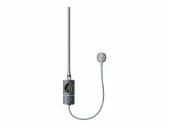 Discount LuxeBath Radiador toallero eléctrico antracita 500 x 1600 mm con elemento calefactor 900W Gris antracita