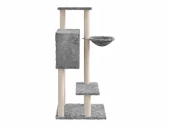 Sale Clicnbuy Rascador para gatos con postes de sisal claro 108,5 cm Gris