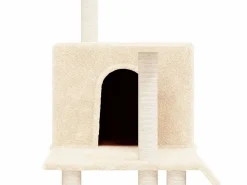Clicnbuy Rascador para gatos con postes de sisal 109 cm