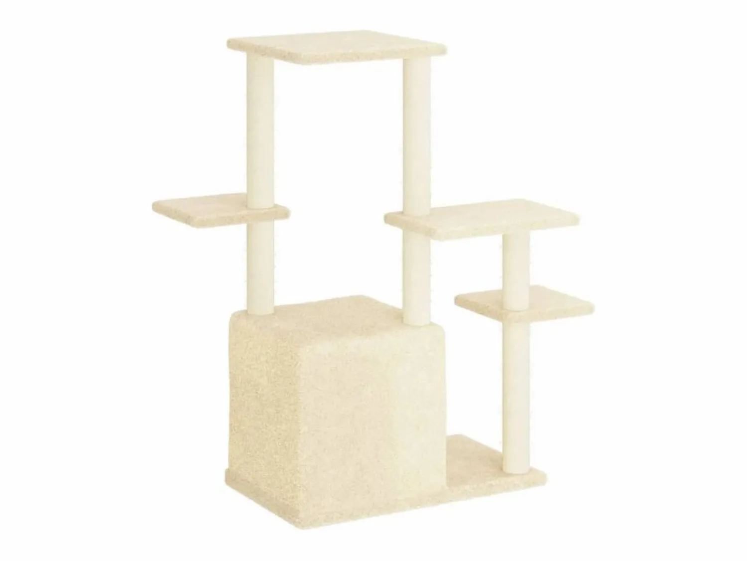 Online Rascador para gatos con postes de sisal color 97,5 cm Juego De Animales