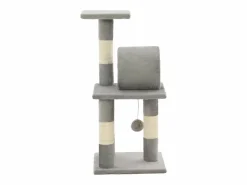 Best Clicnbuy Rascador para gatos con poste de sisal 65 cm Gris